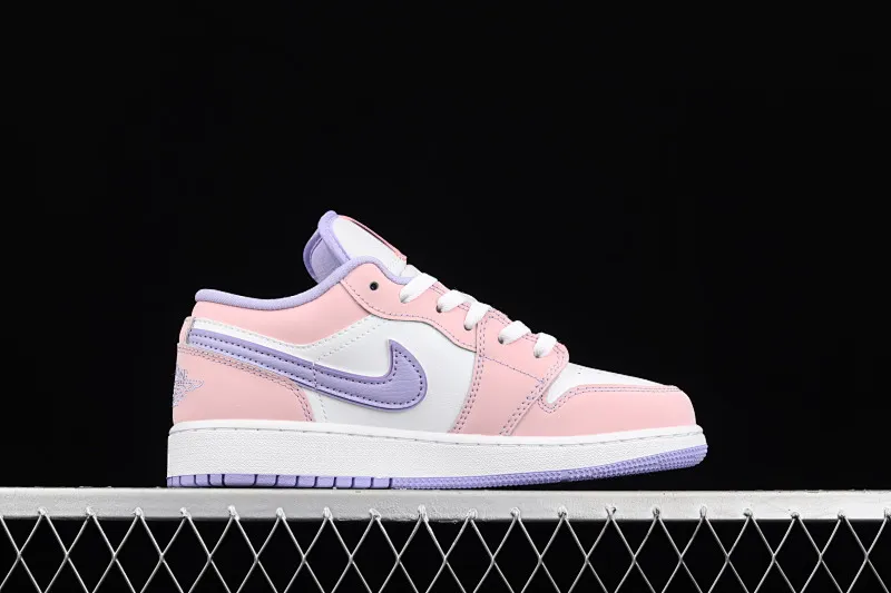 All categories Air Jordan Jordan series basketball shoes Air Jordan 1 Low G version pure original Air Jordan 1 Low AJ1 Joe 1 white purple pink low-top cultural leisure sports sneakers CV9844-600